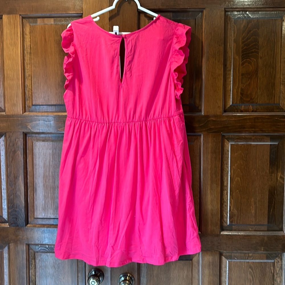 NWT Sugarlips Live Your Life Babydoll Cotton Knit Romper Fuchsia Size Large - Picture 7 of 7